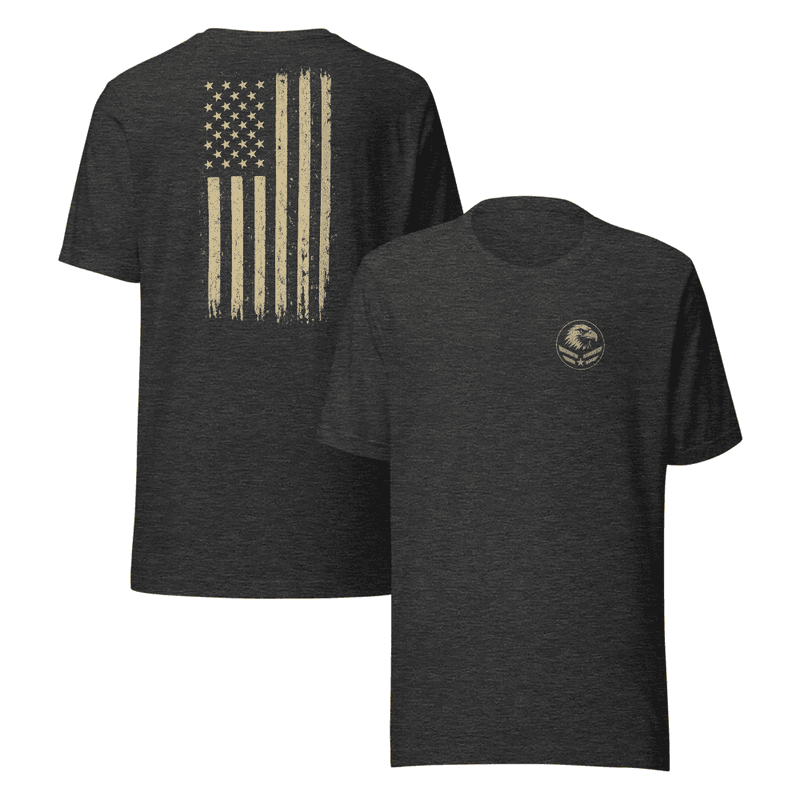 American Flag Eagle Badge Unisex T-Shirt