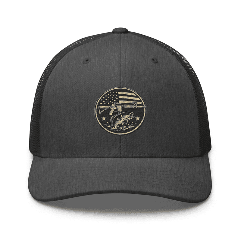 Freedom, Firearms, and Fishing Trucker Cap